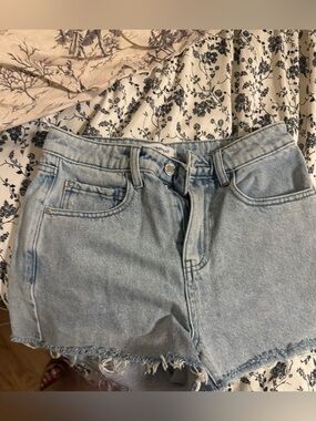 WeWoreWhat Blue Denim Jean Shorts 25